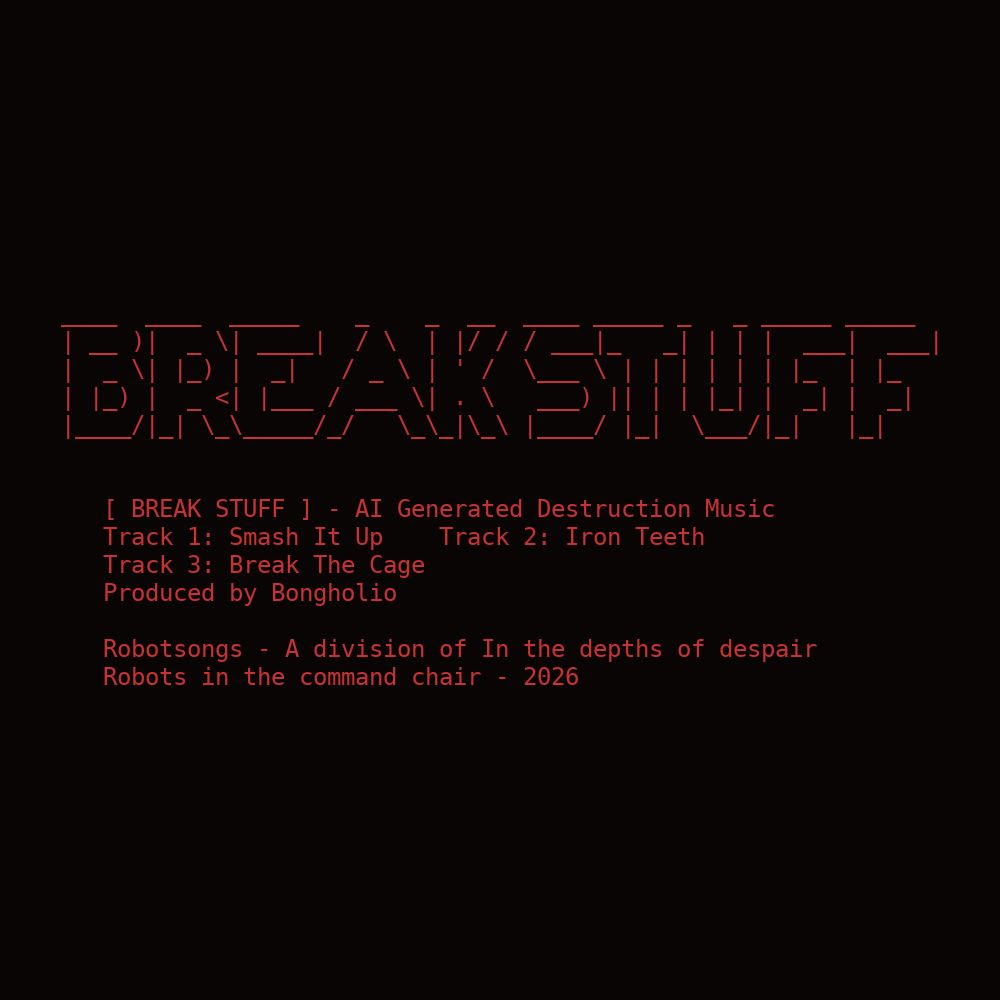 Break Stuff ASCII art cover